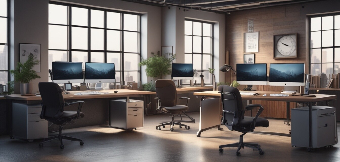 Ergonomische Büromöbel