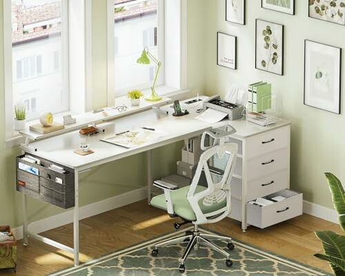 ODK Eckschreibtisch Weiß