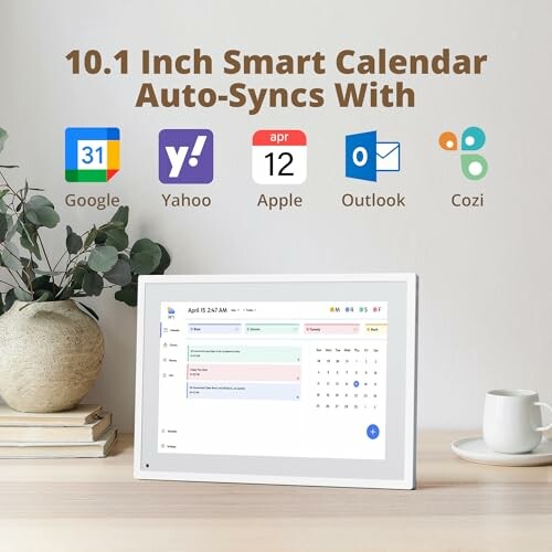 Dragon Touch 10,1'' Digitaler Kalender